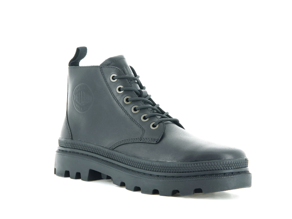 Botas De Invierno Palladium PALLATROOPER HI RLX Hombre Negras | Costa Rica-07962